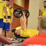 Trening siłowy PGE Vive Kielce / Marzena Mąkosa / Radio Kielce