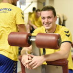 Trening siłowy PGE Vive Kielce / Marzena Mąkosa / Radio Kielce