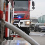 Pożar hurtowni zniczy przy ulicy Ściegiennego / Marzena Mąkosa / Radio Kielce