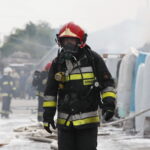 Pożar hurtowni zniczy przy ulicy Ściegiennego / Marzena Mąkosa / Radio Kielce