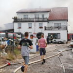 Pożar hurtowni zniczy przy ulicy Ściegiennego / Marzena Mąkosa / Radio Kielce