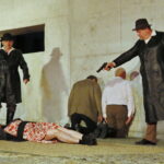 Inscenizacja upamiętniająca rocznicę rozbicia więzienia UB w Ośrodku Myśli Patriotycznej i Obywatelskiej w Kielcach przy ulicy Zamkowej / Marzena Mąkosa / Radio Kielce