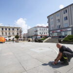 Kurtyny wodne na Placu Artystów / Marzena Mąkosa / Radio Kielce