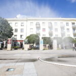 Kurtyny wodne na Placu Artystów / Marzena Mąkosa / Radio Kielce