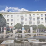 Kurtyny wodne na Placu Artystów / Marzena Mąkosa / Radio Kielce