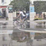 Kurtyny wodne na Placu Artystów / Marzena Mąkosa / Radio Kielce