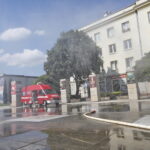 Kurtyny wodne na Placu Artystów / Marzena Mąkosa / Radio Kielce