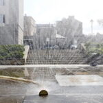 Kurtyny wodne na Placu Artystów / Marzena Mąkosa / Radio Kielce