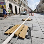 Kurtyny wodne na Placu Literatów / Marzena Mąkosa / Radio Kielce