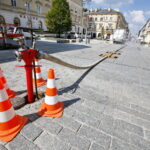 Kurtyny wodne na Placu Literatów. Hydrant / Marzena Mąkosa / Radio Kielce