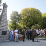 Uroczystości pod pomnikiem poległych i pomordowanych przez okupanta niemieckiego / Marzena Mąkosa / Radio Kielce