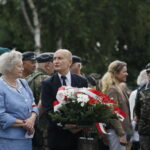 Uroczystości przed Obeliskiem I Kompanii Kadrowej J. Piłsudskiego / Marzena Mąkosa / Radio Kielce