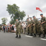 Uroczystości przed Obeliskiem I Kompanii Kadrowej J. Piłsudskiego / Marzena Mąkosa / Radio Kielce