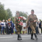 Uroczystości przed Obeliskiem I Kompanii Kadrowej J. Piłsudskiego / Marzena Mąkosa / Radio Kielce