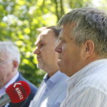 Konferencja prasowa PiS. Na zdjęciu po prawej: Mieczysław Gębski - radny / Marzena Mąkosa / Radio Kielce