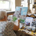 Plener w Chęcinach Towarzystwa Przyjaciół Sztuk Pięknych / Marzena Mąkosa / Radio Kielce