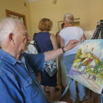 Plener w Chęcinach Towarzystwa Przyjaciół Sztuk Pięknych / Marzena Mąkosa / Radio Kielce