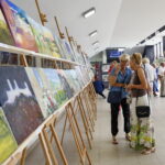 XV Międzynarodowy Plener Malarski. Pocztówki Chęcińskie 2018 / Marzena Mąkosa / Radio Kielce