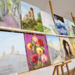 XV Międzynarodowy Plener Malarski. Pocztówki Chęcińskie 2018 / Marzena Mąkosa / Radio Kielce