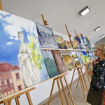 XV Międzynarodowy Plener Malarski. Pocztówki Chęcińskie 2018 / Marzena Mąkosa / Radio Kielce