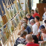 XV Międzynarodowy Plener Malarski. Pocztówki Chęcińskie 2018 / Marzena Mąkosa / Radio Kielce