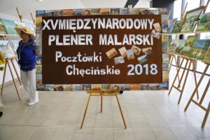 XV Międzynarodowy Plener Malarski. Pocztówki Chęcińskie 2018 / Marzena Mąkosa / Radio Kielce