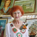 XV Międzynarodowy Plener Malarski. Pocztówki Chęcińskie 2018. Na zdjęciu Zyta Trych / Marzena Mąkosa / Radio Kielce