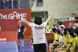 Młodzieżowe Mistrzostwa Świata kobiet do lat 18. Korea Południowa - Szwecja (mecz o 3 miejsce) / Marzena Mąkosa / Radio Kielce