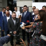 Konferencja prasowa posła Piotra Liroya-Marca. Przemawia Piotr Liroy-Marzec - kandydat na prezydenta miasta Kielce / Marzena Mąkosa / Radio Kielce