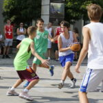 Finał Wakacji z Koszykówką na Placu Artystów w Kielcach / Marzena Mąkosa / Radio Kielce