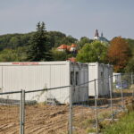 Plac budowy. Rozbudowa kliniki Radioterapii Świętokrzyskiego Centrum Onkologii / Marzena Mąkosa / Radio Kielce