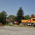 Plac budowy. Rozbudowa kliniki Radioterapii Świętokrzyskiego Centrum Onkologii / Marzena Mąkosa / Radio Kielce