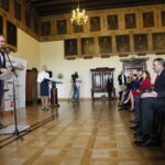 Spotkanie Miast Partnerskich - uroczystość wręczenia Kielcom nagrody Rady Europy / Marzena Mąkosa / Radio Kielce