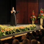 Jubileusz 90-lecia Energetyki Okręgu Radomsko-Kieleckiego. Na zdjęciu Magdalena Sitek - Radio Kielce / Marzena Mąkosa / Radio Kielce