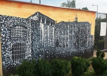 Suchedniów. Mural wykonany przez Łukasza Kutwina. / Zuzanna Lech / Radio Kielce