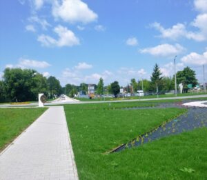 Zrewitalizowane tereny zielone w Busku-Zdroju / UMiG Busko-Zdrój