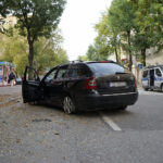 Wypadek na ulicy Paderewskiego w Kielcach / Robert Felczak / Radio Kielce