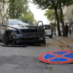 Wypadek na ulicy Paderewskiego w Kielcach / Robert Felczak / Radio Kielce