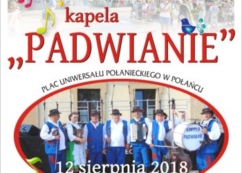Plakat. Na ludową nutę przy fontannach kapela "Padwianie" / Radio Kielce