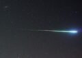 Bolid z roju Perseidów, który pojawił się podczas maksimum w nocy z 11 na 12 sierpnia 2016 roku o godzinie 23:59 / wikipedia