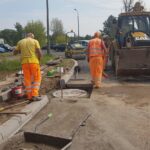 Prace przy ulicy Samsonowicza / Emilia Sitarska / Radio Kielce