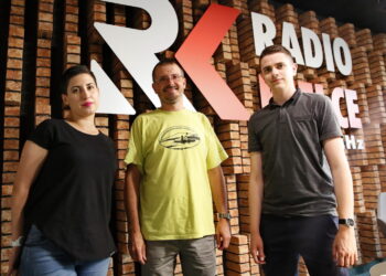 Pokolenie M. Na zdjęciu od lewej: Katarzyna Prędotka - Radio Kielce, Adam Grzegorzewski z magazynu „Wiosło” i Marcin Różyc - Radio Kielce / Marzena Mąkosa / Radio Kielce