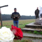 Upamiętnienie oddziału wachmistrza Tomasza Wójcika Tarzana w 75. rocznicę likwidacji wysokiego rangą generała Kurta Rennera / Emilia Sitarska / Radio Kielce