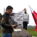 Upamiętnienie oddziału wachmistrza Tomasza Wójcika Tarzana w 75. rocznicę likwidacji wysokiego rangą generała Kurta Rennera / Emilia Sitarska / Radio Kielce
