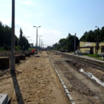 Wąchock. Modernizacja stacji kolejowej. Wymieniane są tory i sieć trakcyjna, modernizowane są perony / Tomasz Piwko / Radio Kielce