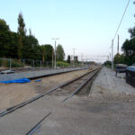 Wąchock. Modernizacja stacji kolejowej. Wymieniane są tory i sieć trakcyjna, modernizowane są perony / Tomasz Piwko / Radio Kielce