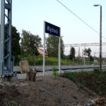 Wąchock. Modernizacja stacji kolejowej. Wymieniane są tory i sieć trakcyjna, modernizowane są perony / Tomasz Piwko / Radio Kielce