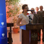 Wernisaż wystawy „W drodze do Niepodległości” w Świętokrzyskim Urzędzie Wojewódzkim. Na zdjęciu: Agata Wojtyszek - wojewoda świętokrzyski / Aneta Strzępka / Radio Kielce