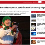 Nie żyje Bronisław Opałko. Polskie media o śmierci „Genowefy Pigwy” / Internet / Radio Zet