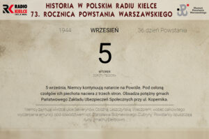 05.09.2017. Kartka z powstańczego kalendarza - 5 września / Muzeum Powstania Warszawskiego / 05.09.2017. Kartka z powstańczego kalendarza - 5 września